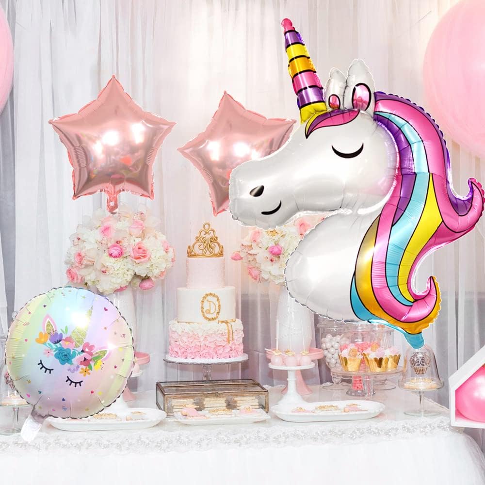 Unicorn Balloon Set Of 5