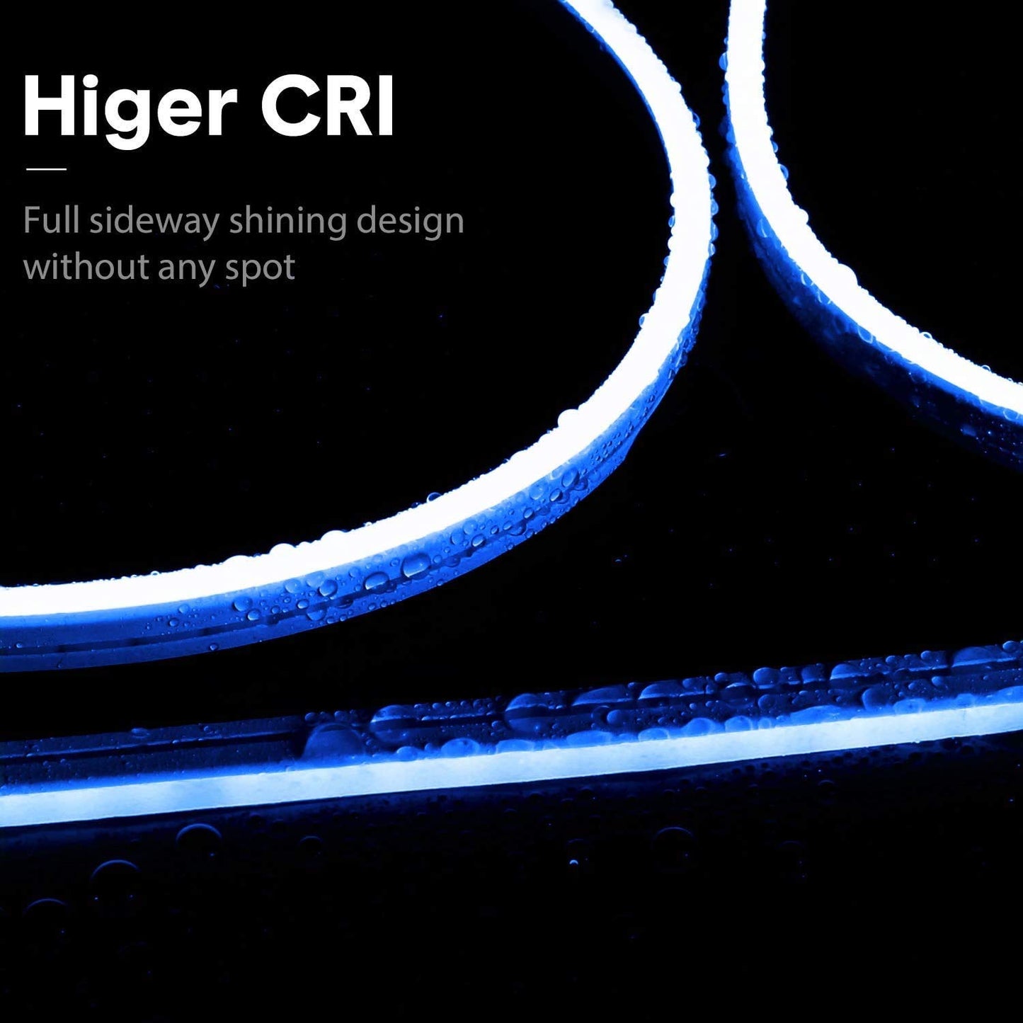 Blue Neon LED Strip Light With Adapter