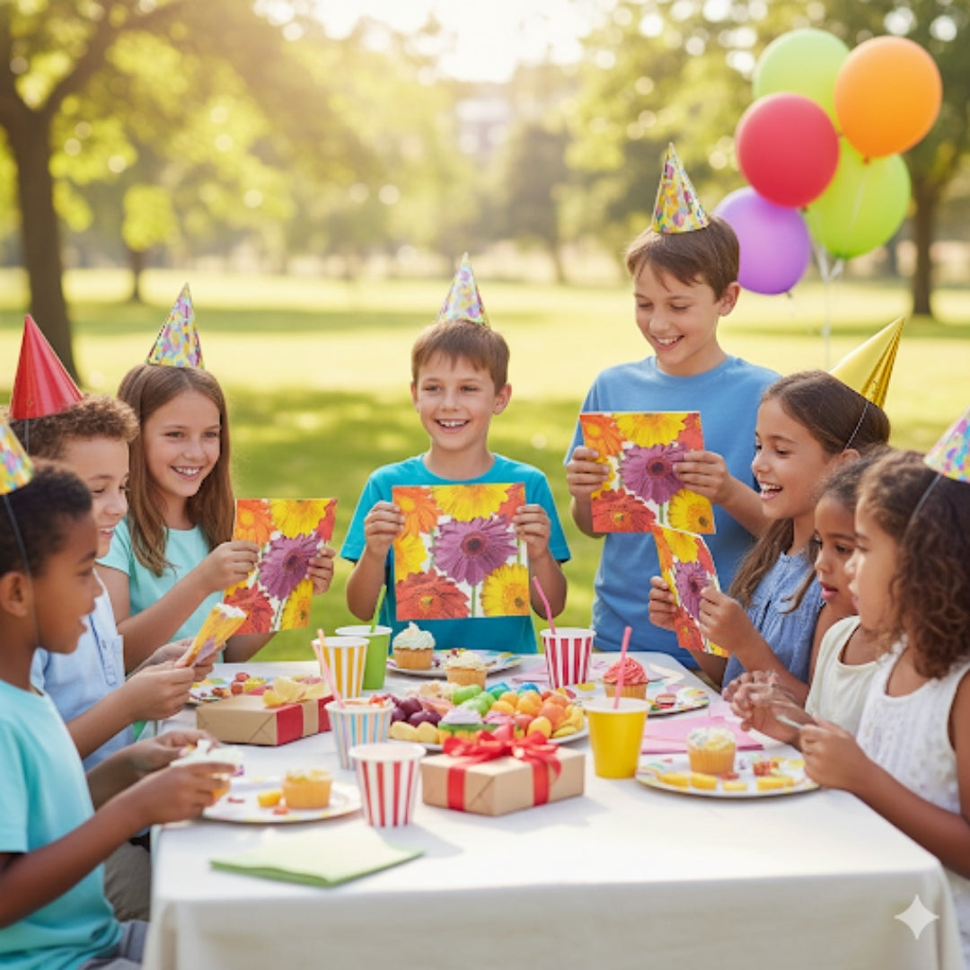 Flower Fantasy Lunch Napkins - 16PC