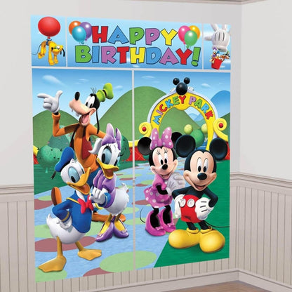 Mickey Mouse Scene Setter 65" X 59 - 5Pc