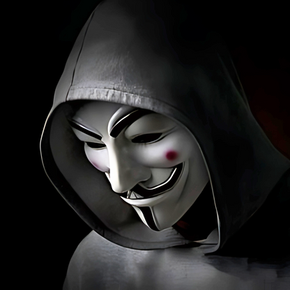 Anonymous Hacker Mask Set – Pack of 4