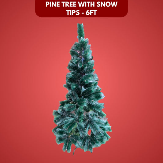 Pine Tree with Snow Tips - 6FT
