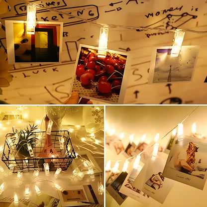 Wanna Party Light Up Photo Clip Garland