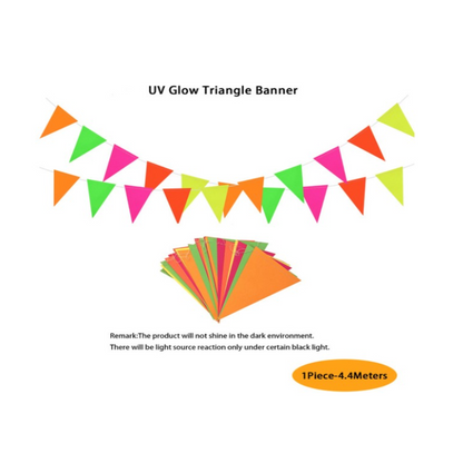 Multicolor Pennant Flag Buntings - Over 6FT