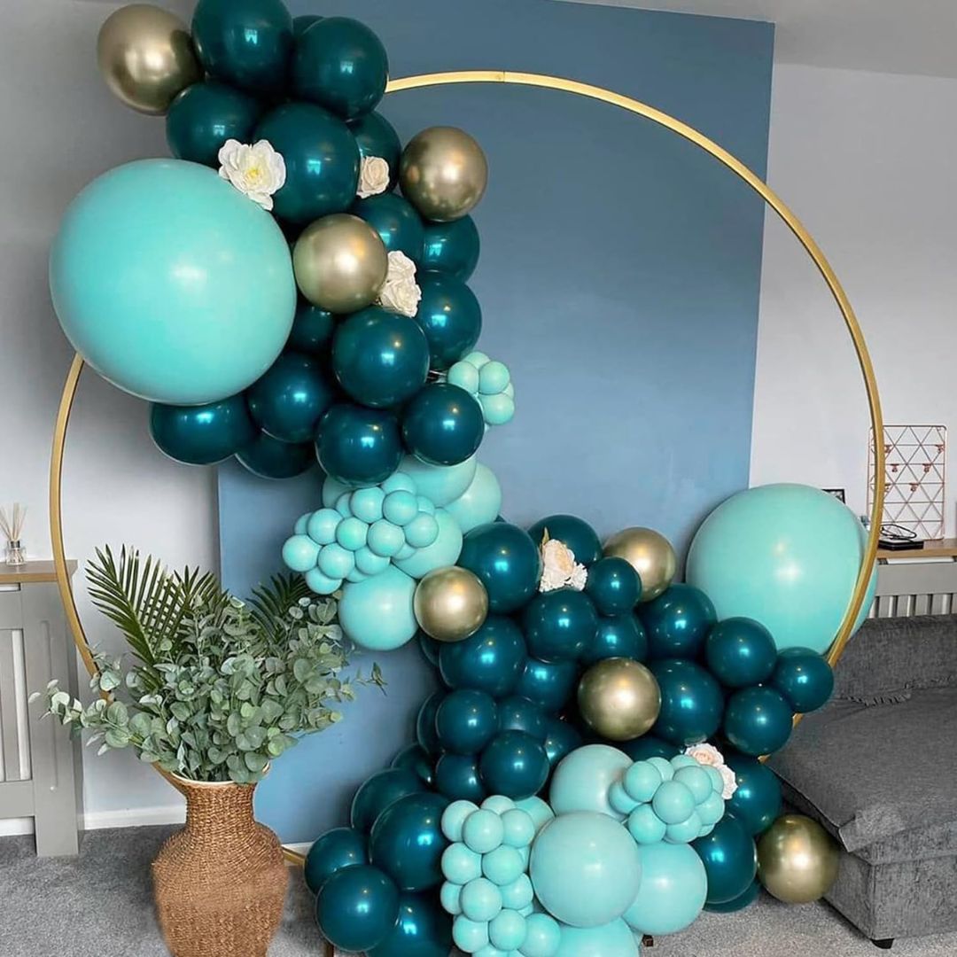 Teal Blue Balloon 10"- 20 PC