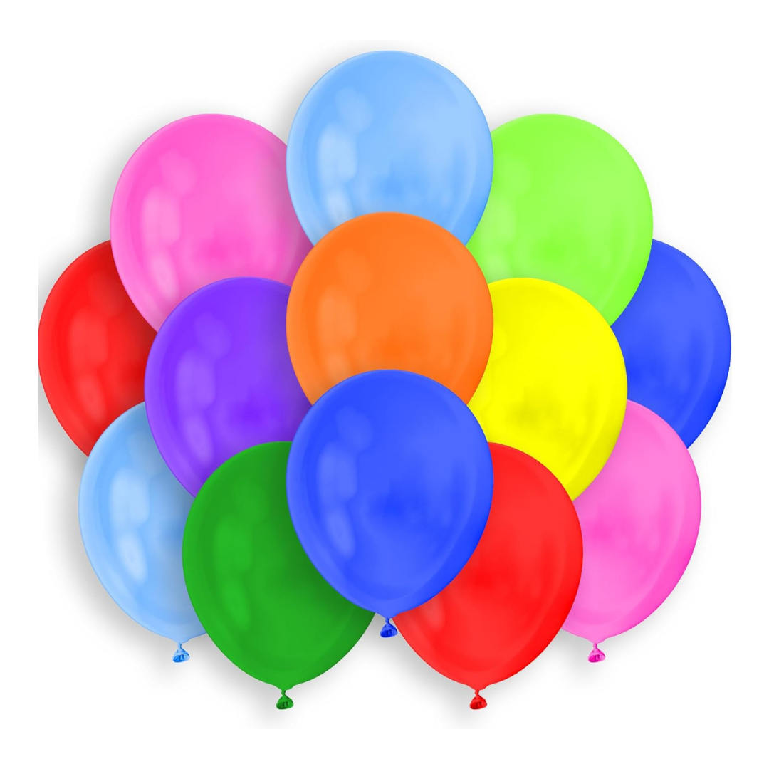 Mix Color Balloon, 9 Inches Balloons Assorted Colours - 20 pcs