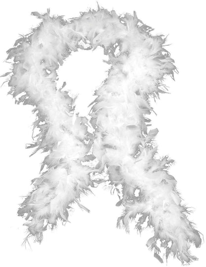 Feather Boa White