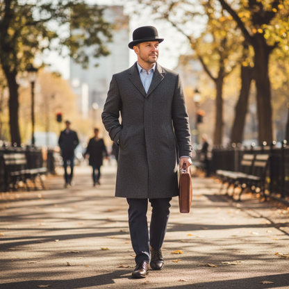 Mr. Smart Black Hat for Adults