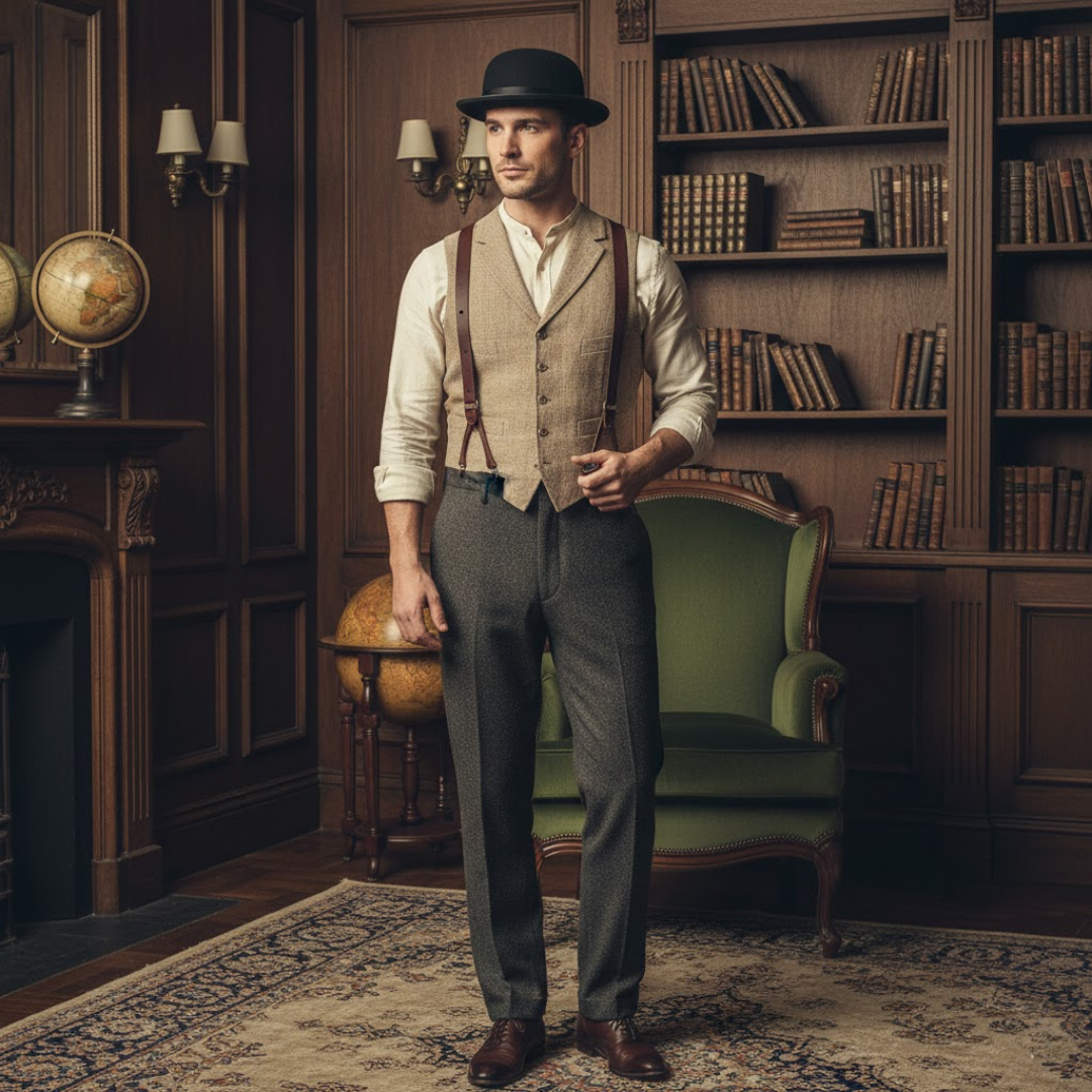 Mr. Smart Black Hat for Adults