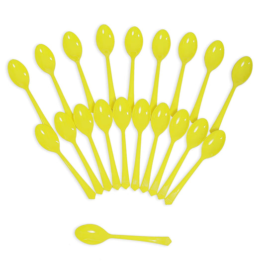 Spoons Premium Plastic Mimosa Yellow - 20CT