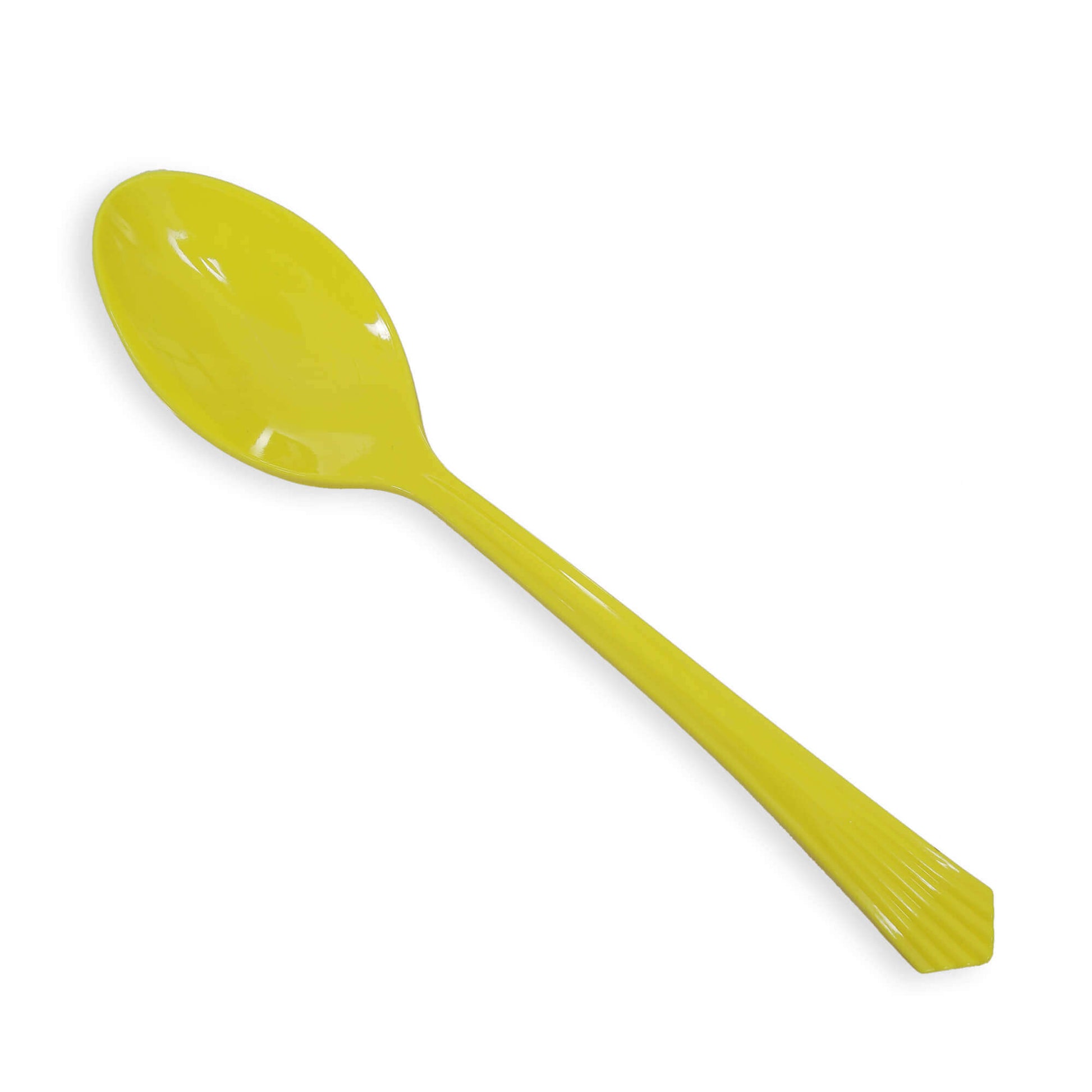 Spoons Premium Plastic Mimosa Yellow - 20CT