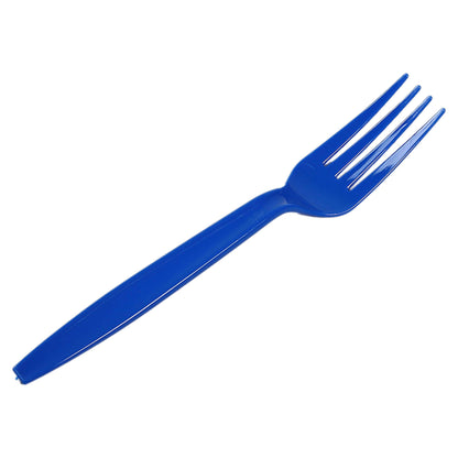 Forks Premium Plastic Royal Blue - 20CT