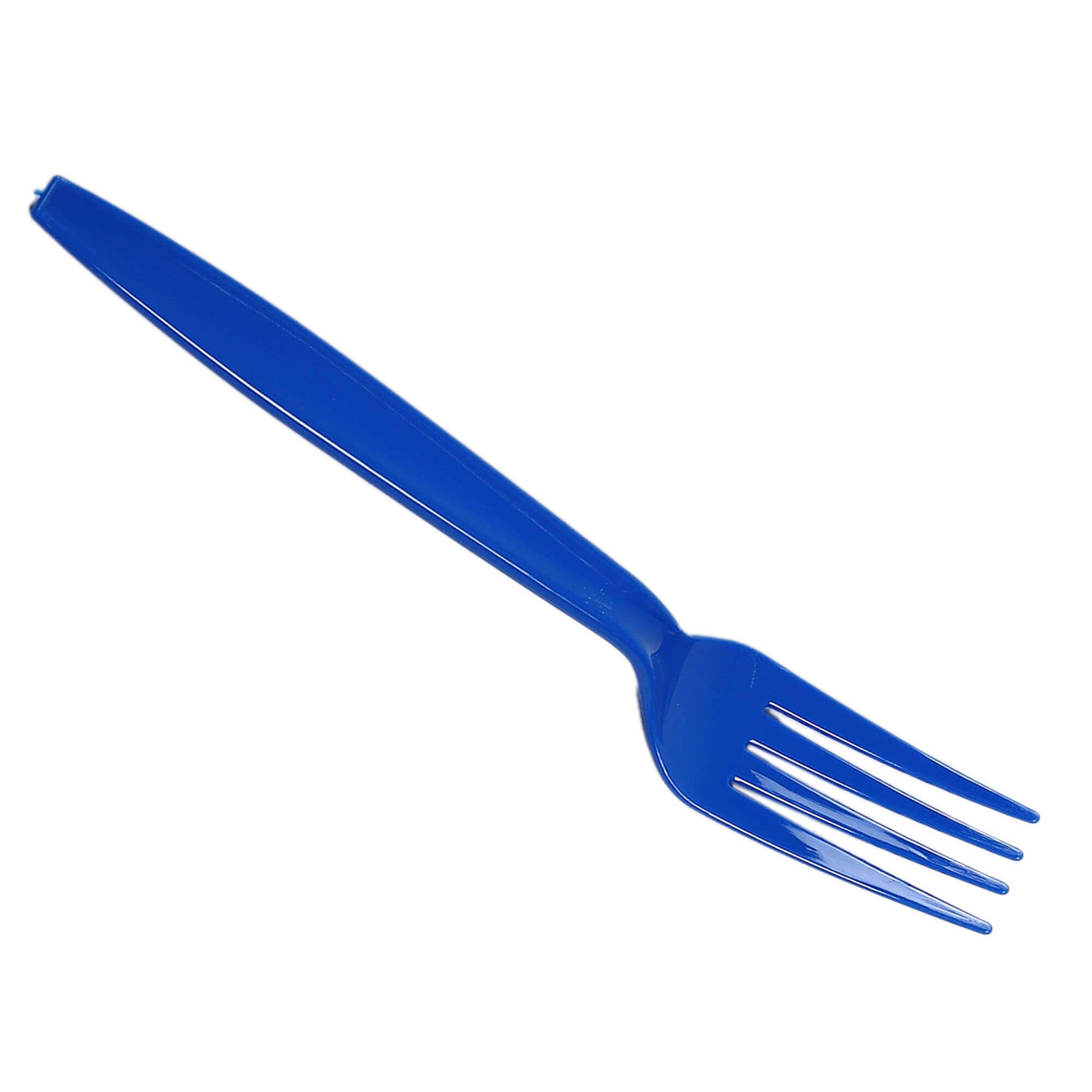 Forks Premium Plastic Royal Blue - 20CT