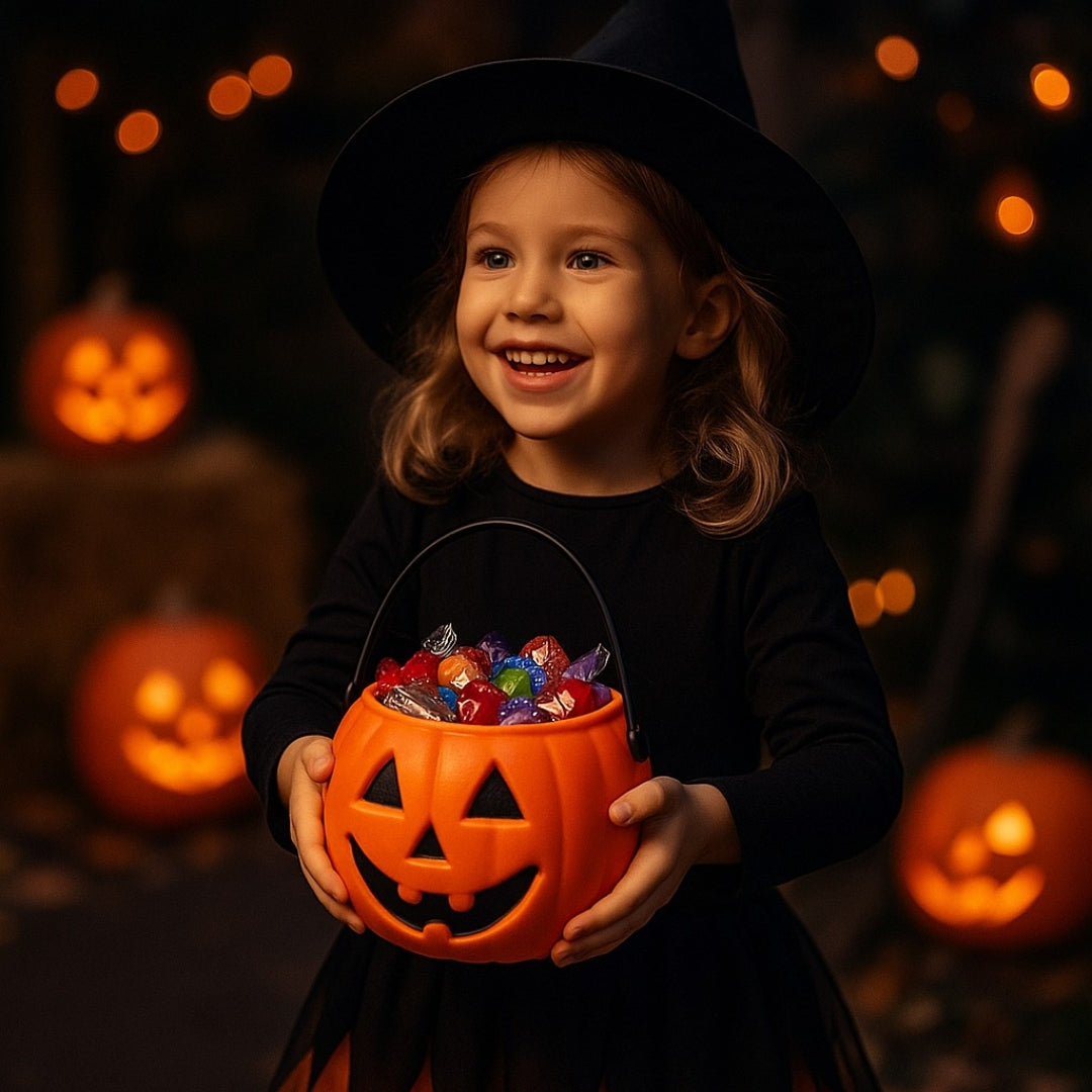 Halloween Pumpkin Basket - 1PC