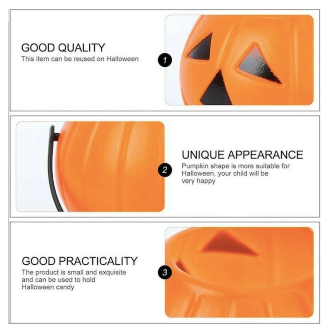 Halloween Pumpkin Basket - 1PC