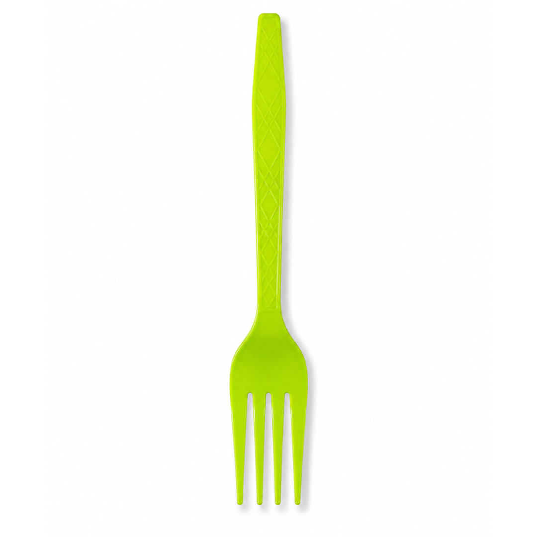Lime Green Forks - 20PC