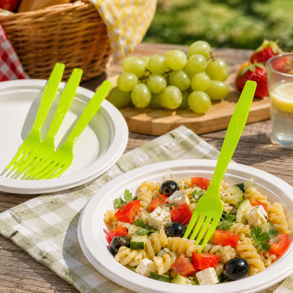 Lime Green Forks - 20PC