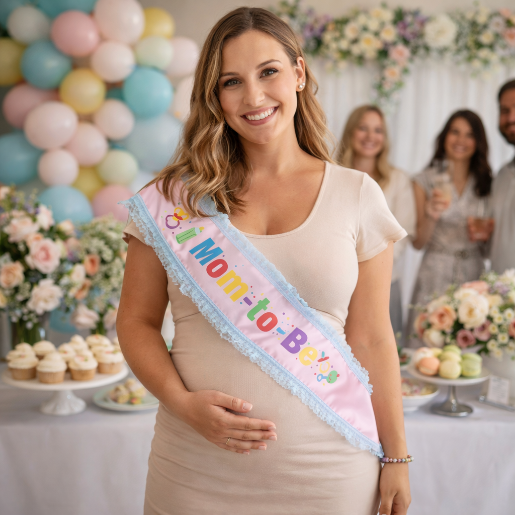 Mom To Be Sash Baby Shower - 1 Pc
