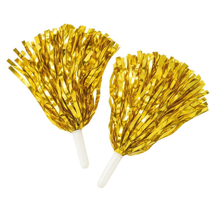 Cheerleader Pom Poms Gold
