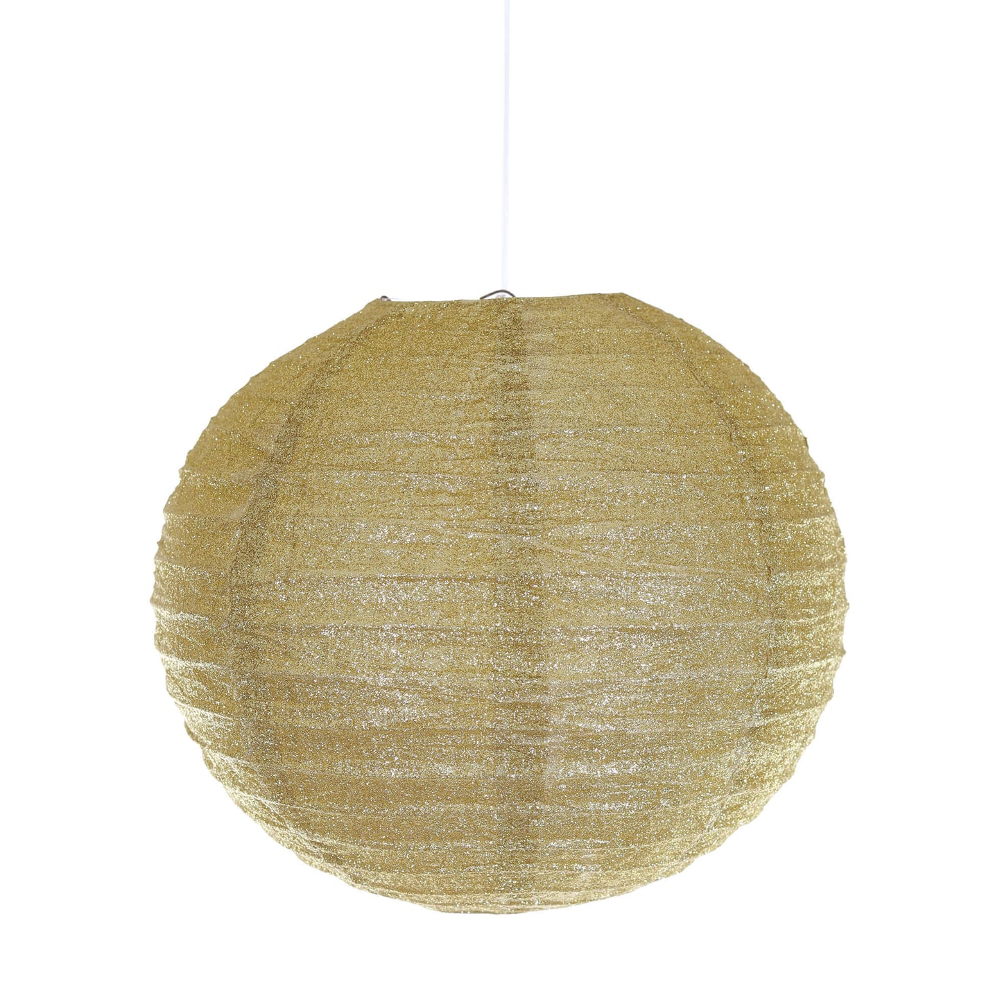 12" Glitter Gold Lantern