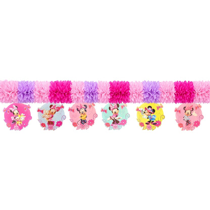 Minnie Garland Decoration w/ Cutout Hanging - 10FT