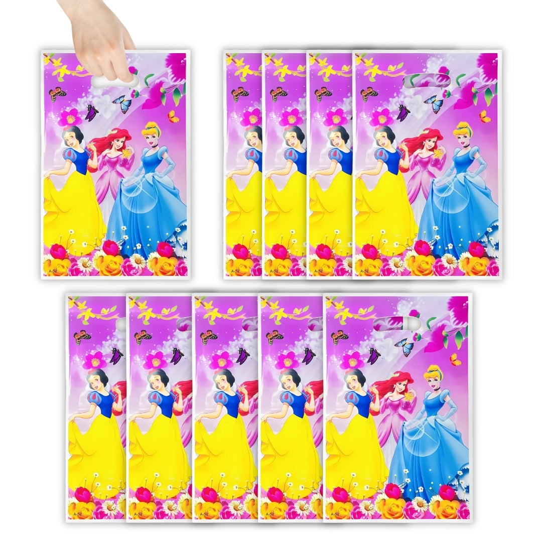 Disney Princess Loot Bags For Girls  - 10Pc