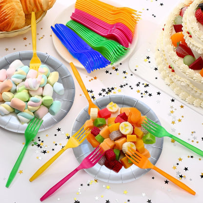 Silver Party Cake/Starter Plates - 7 inches - 10PC