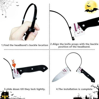 Bloody Knife Halloween Prop