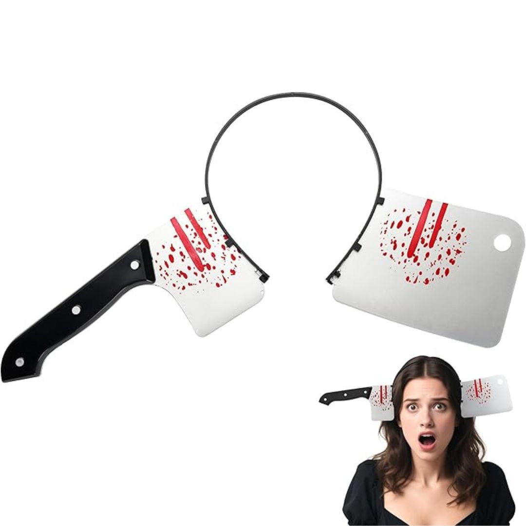 Blood Chopper Headband Halloween Prop - 1PC