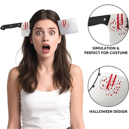 Blood Chopper Headband Halloween Prop - 1PC