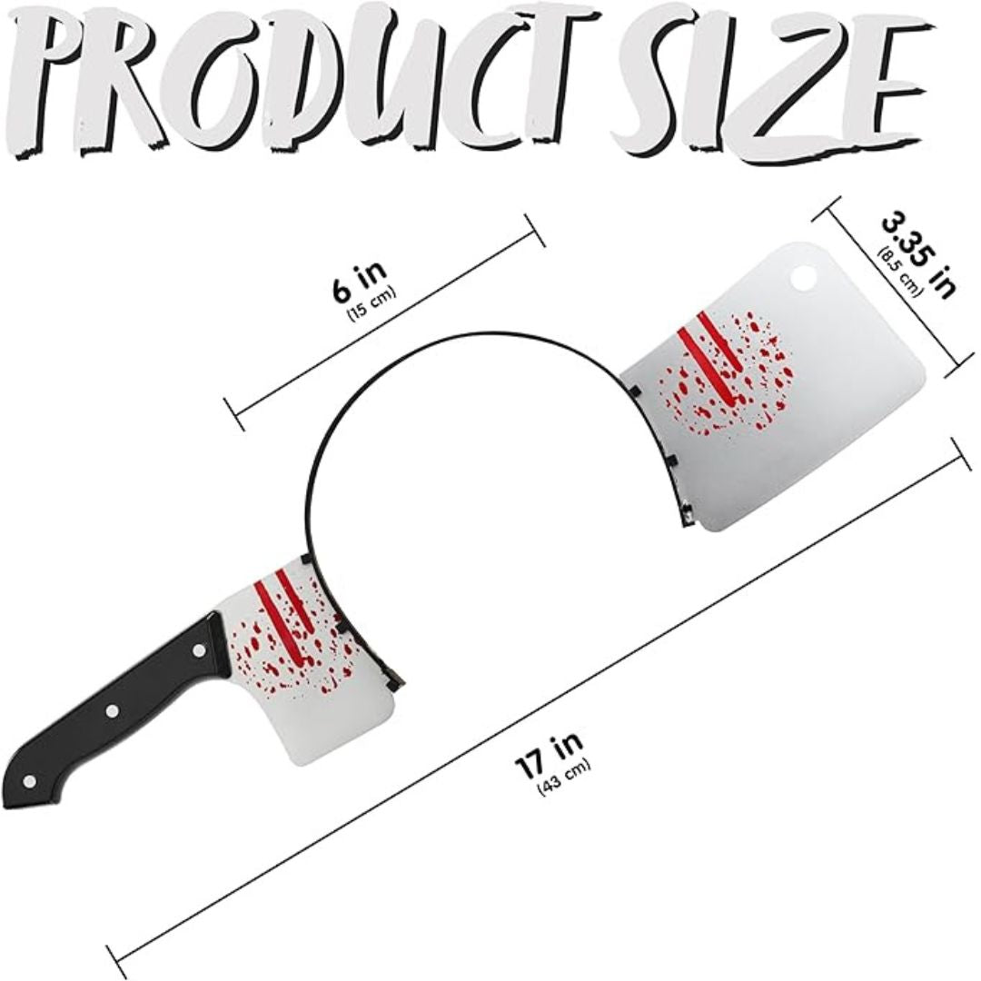 Blood Chopper Headband Halloween Prop - 1PC