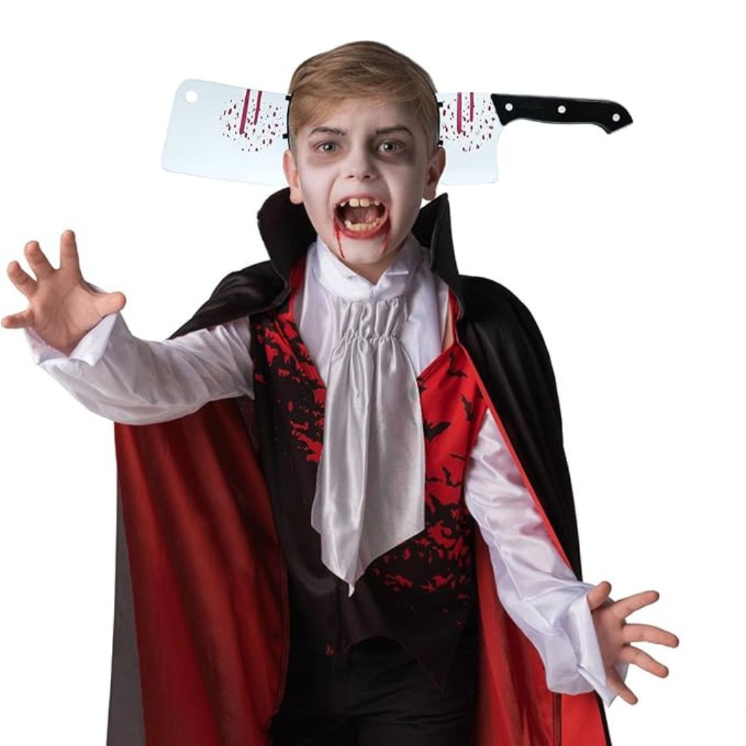Blood Chopper Headband Halloween Prop - 1PC