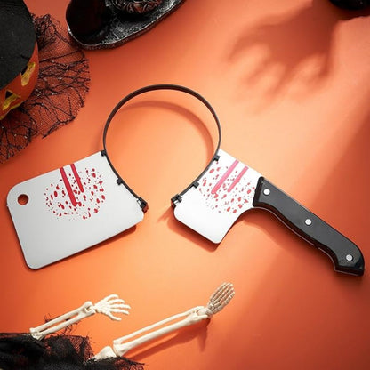 Blood Chopper Headband Halloween Prop - 1PC