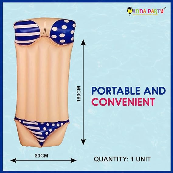 Bikini Pool Float - 6FT X 3FT