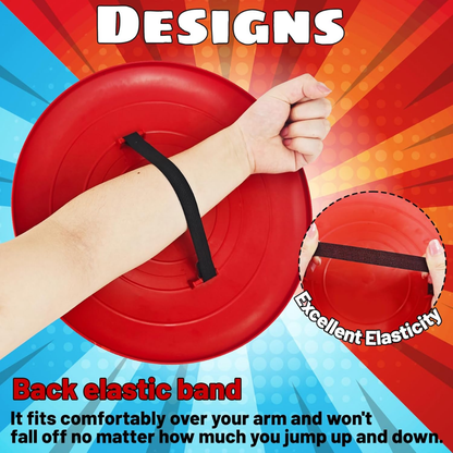 Capt U.S Superhero Circular Shield w/ Body Strap - 16inches - 1PC