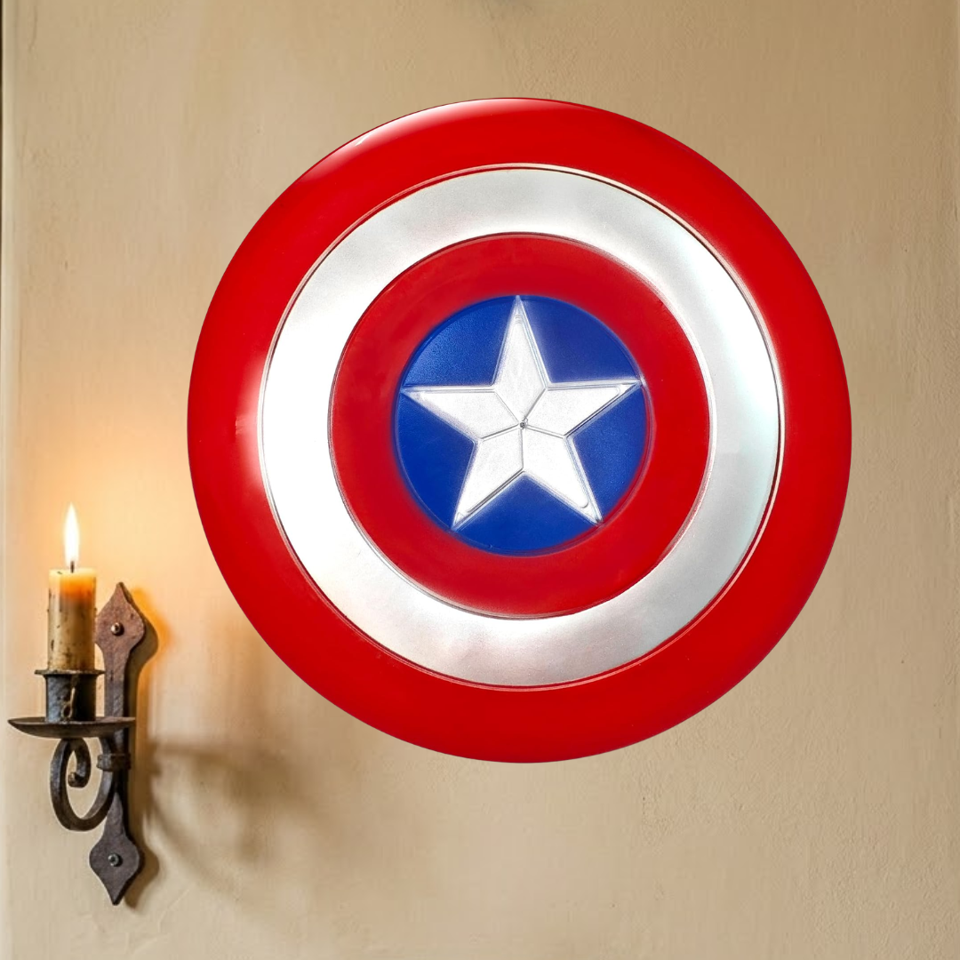 Capt U.S Superhero Circular Shield w/ Body Strap - 16inches - 1PC
