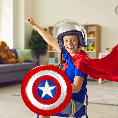 Capt U.S Superhero Circular Shield w/ Body Strap - 16inches - 1PC