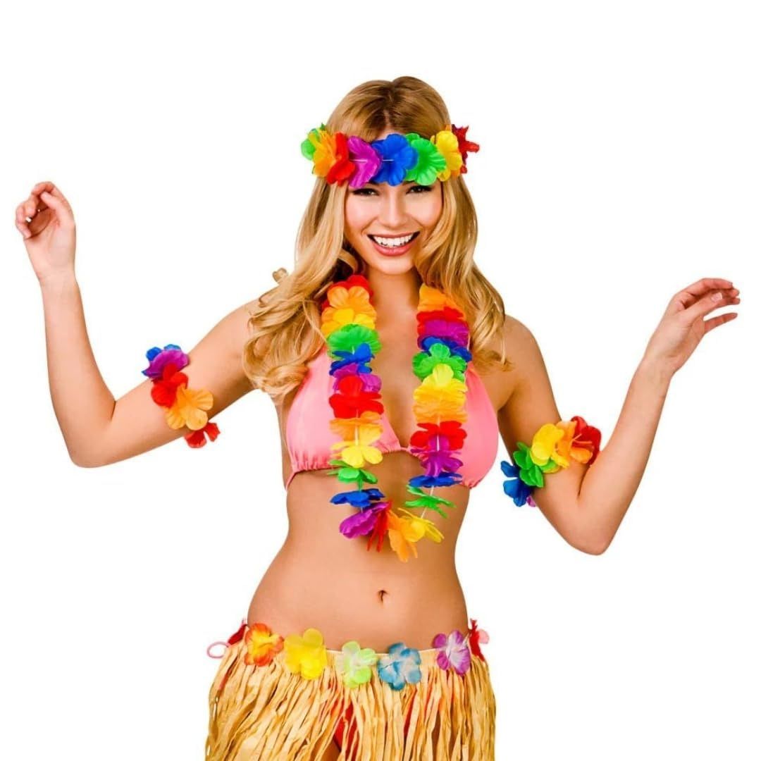 Lei Set Garland Multicolor - 4PC
