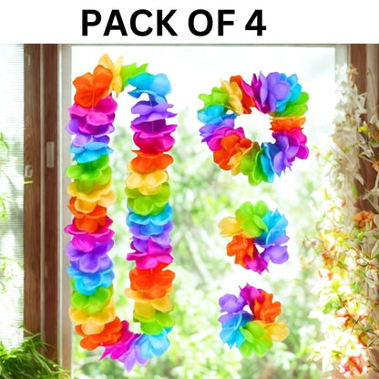Lei Set Garland Multicolor - 4PC