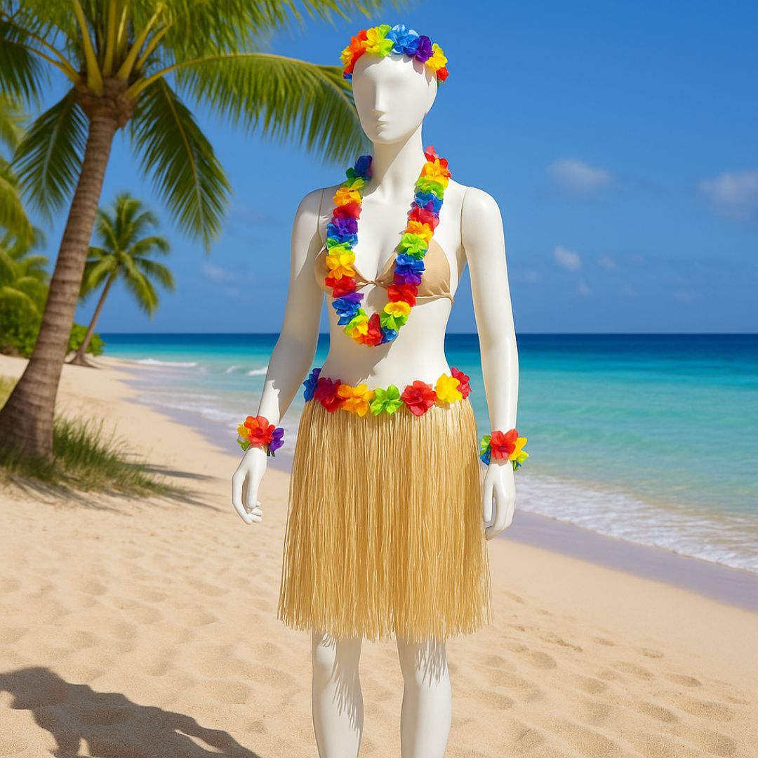 Lei Set Garland Multicolor - 4PC