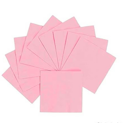 Light Pink Paper Napkins - 20PC