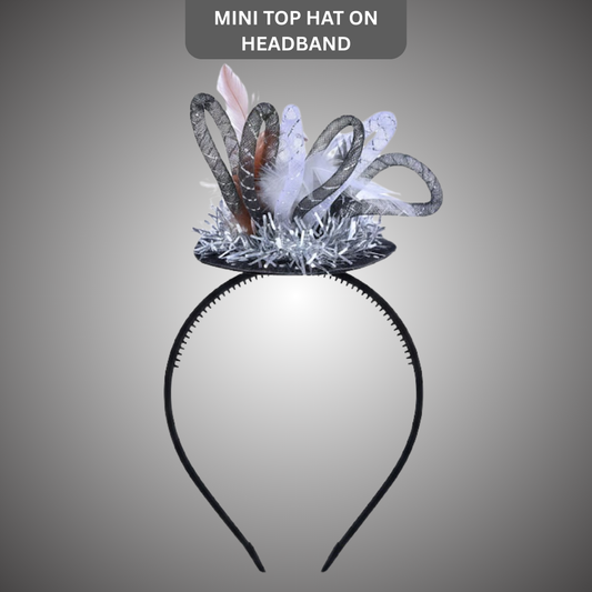 Mini Top Hat on Headband