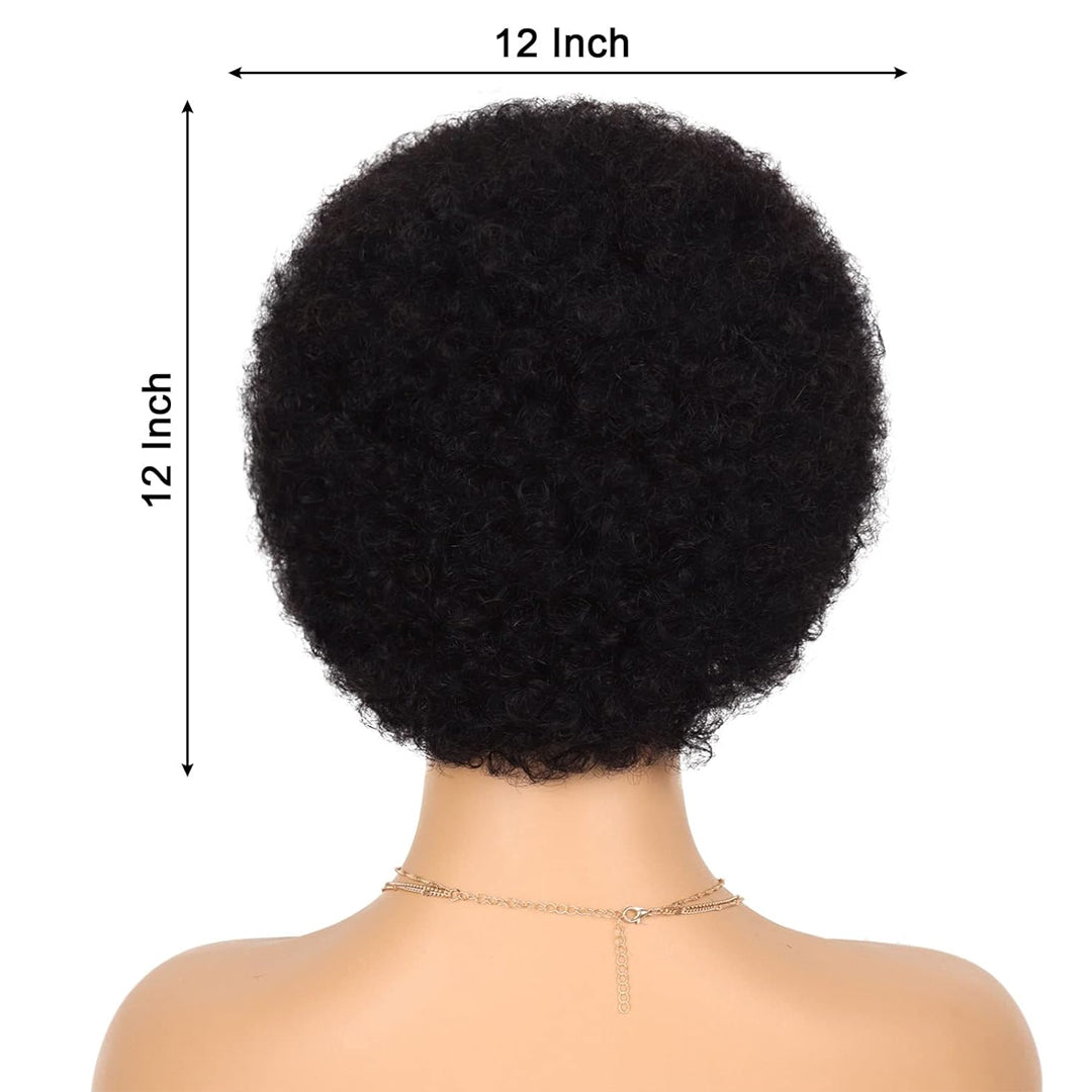 Extra Large Afro Wig | Jumbo Malinga Wig | Curly Bushy Black Wig - 1PC