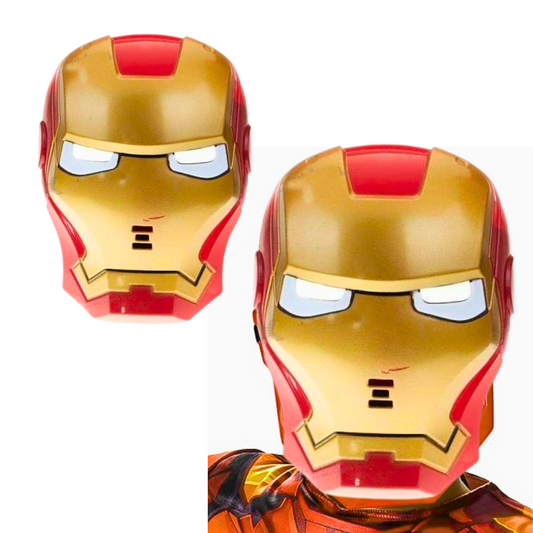 Iron man Super Hero LED Light up Mask with Adjustable Strap, Perfect fit for Dress Up Costume theme