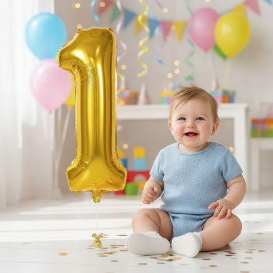 Numerical Balloon Golden No. 1