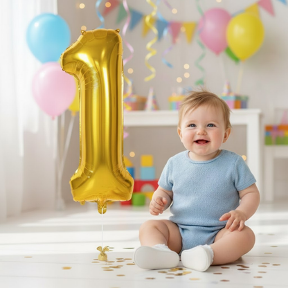 Numerical Balloon Golden No. 1