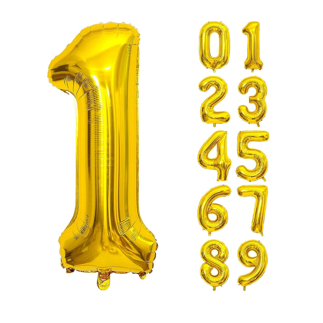 Numerical Balloon Golden No. 1