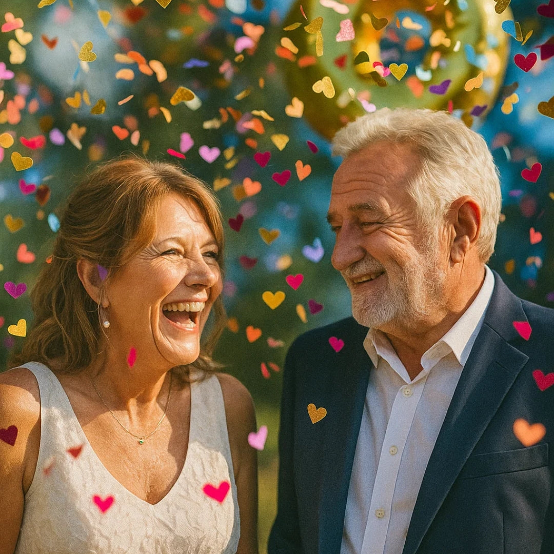 Colorful Heart Confetti For Party Favour - 1PC