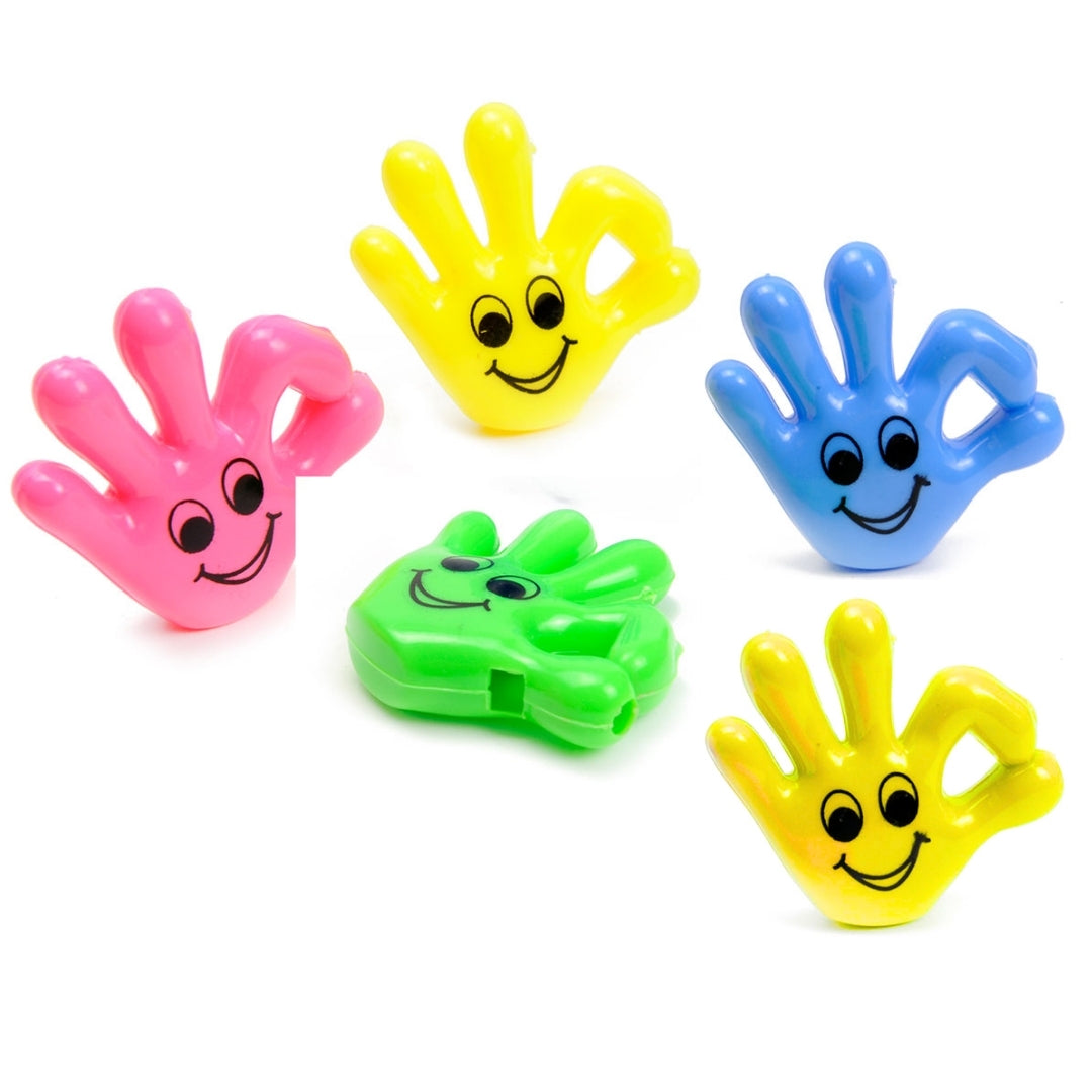OK Multicolored Whistle Favors - 5PC
