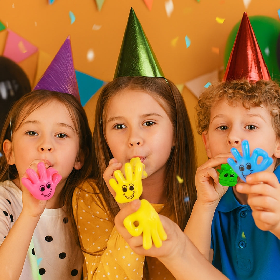 OK Multicolored Whistle Favors - 5PC